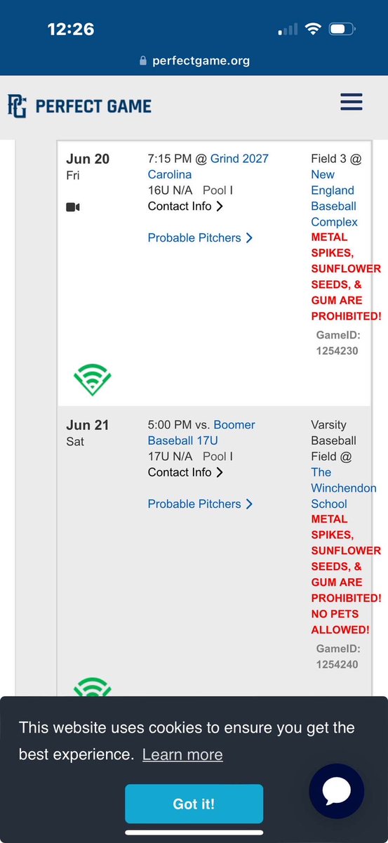 coleSummers83's tweet photo. Schedule for first tournament of the season this weekend @NElionsbaseball @PBNewEngland @BUncommitted https://t.co/ct9SoESXf2