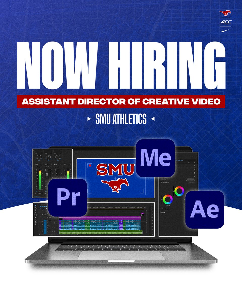 🚨We’re Hiring🚨

Applications are now open for our Assistant Director of Creative Video position!

Click the link below to apply!
smu.taleo.net/careersection/…