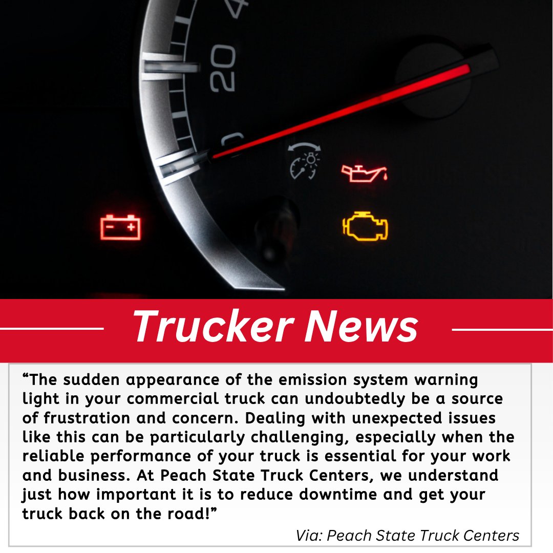 🚨 Emission system warning light on your dash? Don’t ignore it.

From faulty sensors to serious engine issues, your truck’s performance—and your bottom line—could be at risk. Learn what that warning light really means and why quick action matters: bit.ly/3HF6hzR