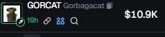 $GORCAT waking up?

ChE68H73G7aViiVCM5EjbPiUs2PbFq79UNweexaApump

buy using Axiom with my link below to support!

axiom.trade/t/ChE68H73G7aV… 

need to sign up?  use code sproto or click this link: axiom.trade/@sproto