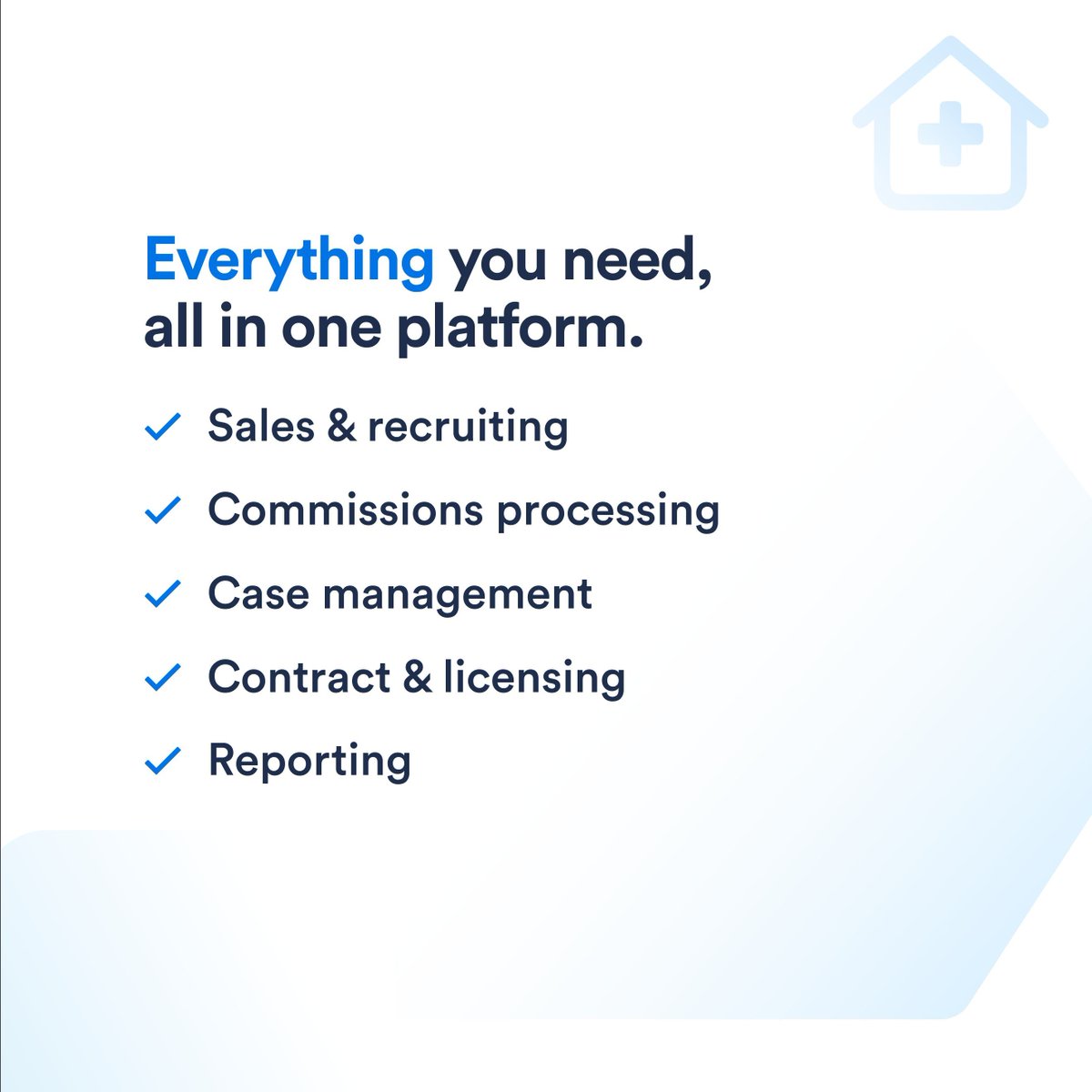 In insurance distribution, we know a one-size-fits-all solution just won't cut it. That's why our software can be personalized to meet your unique needs. OneHQ is built specifically for Carriers, Brokerages, and Agents.