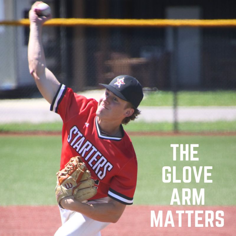 usaprimetc's tweet image. Pitchers often overlook the glove arm, but it plays an equally important role in delivering a balanced and powerful pitch. Think of the glove arm as an aiming sight, reach forward with intent. ⚾

#starterssportstraining #glovearm #sportstraining #pitchingtip