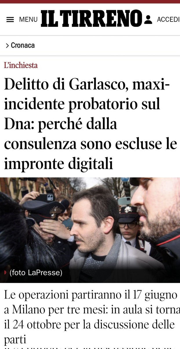 Facciamo così.
#Garlasco