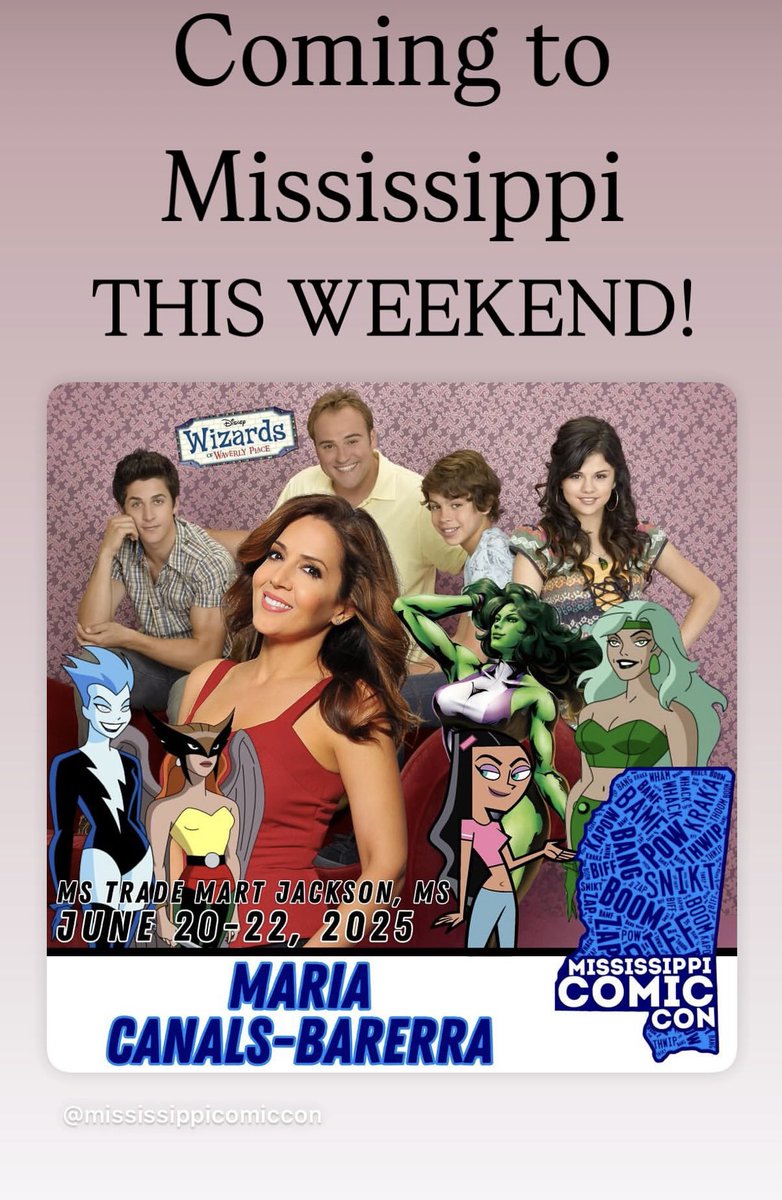 See you there! 
Mississippi Comic Con

WEBSITE: mississippicomiccon.com