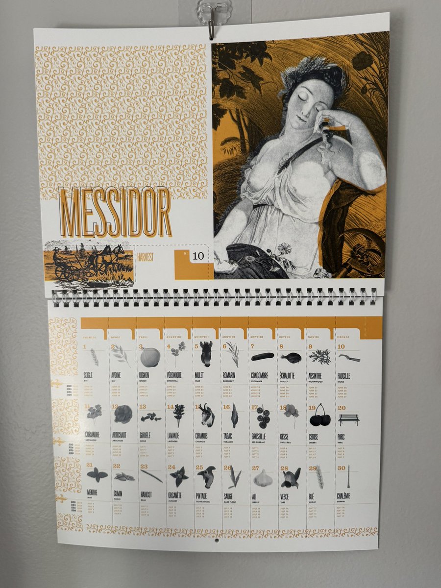 It’s the first day of Messidor - don’t forget to flip your calendar!