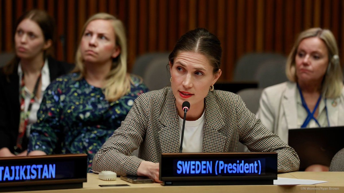 A heartfelt thank you to all Member States and <a href="/UN_Women/">UN Women</a> for a successful conclusion to the 2025 Annual Regular Session, proudly chaired by Sweden. This session has advanced a bold, forward-leaning mandate to empower women and girls and  strengthen gender equality worldwide.