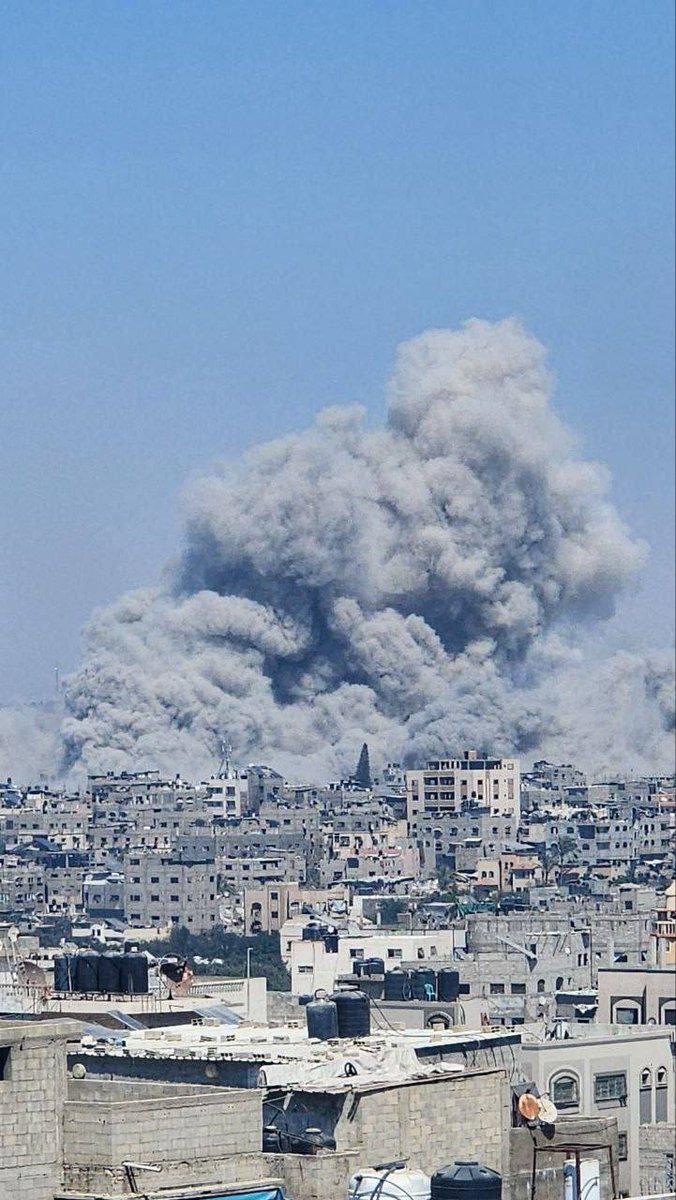 They say: 

"Gaza now"

I looked at the smoke and wished I were smoke.

If only God made me smoke — not a soul that feels, breaks, and burns.
Our rent is due

My father is sick and starving.
And I… I am losing my mind
Save me from going insane
chuffed.org/project/122168…
