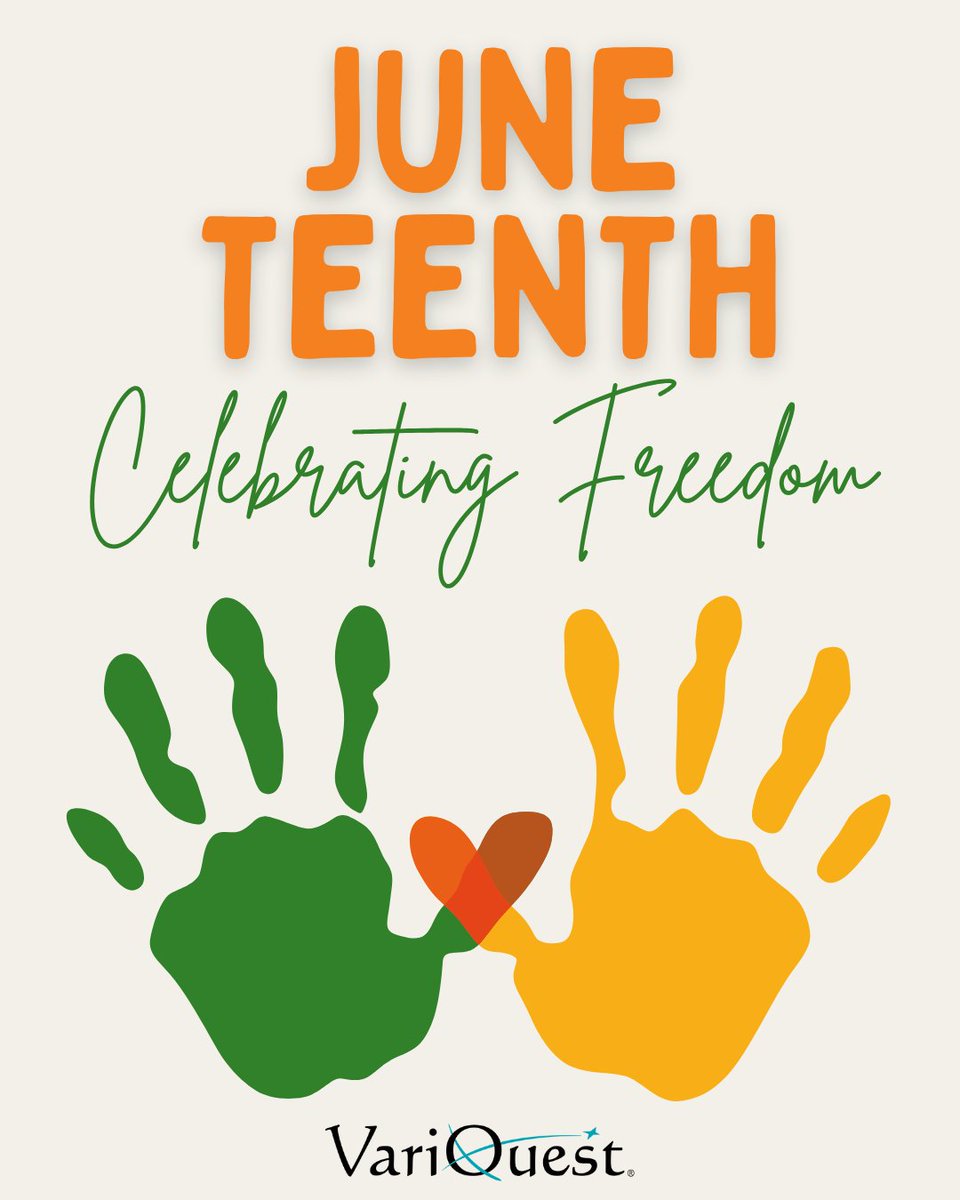 Celebrating freedom, honoring history. Happy Juneteenth! 🧡