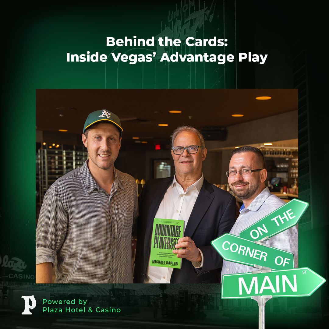 On The Corner of Main Street Podcast (@plazapod) on Twitter photo ✨ New Podcast ✨
<a href="/JonathanJossel/">Jonathan Jossel</a> and <a href="/GVickery/">Gary Vickery</a> chat with Michael Kaplan about the gamblers who flip the odds—legally. Hear real stories about outsmarting casinos and how these skills apply to everyday life.
Listen Now: ow.ly/92JT50WcuUA
#PlazaLV #OTCOMS ✨ New Podcast ✨
<a href="/JonathanJossel/">Jonathan Jossel</a> and <a href="/GVickery/">Gary Vickery</a> chat with Michael Kaplan about the gamblers who flip the odds—legally. Hear real stories about outsmarting casinos and how these skills apply to everyday life.
Listen Now: ow.ly/92JT50WcuUA
#PlazaLV #OTCOMS