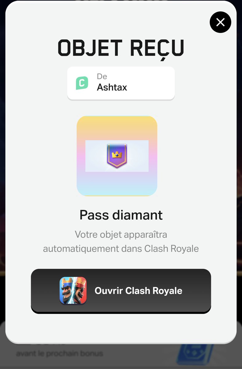 FlowFlowGAMING's tweet image. Merci @AshtaxYT pour le pass, le clashtax c'est vraiment le 🔥