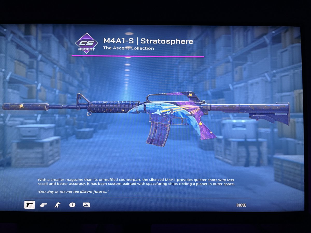 Haftalık drop’umu aldım. Factory new 200 dolar bize fakiri geliyor