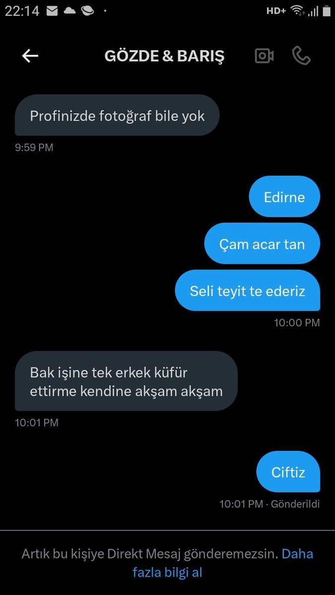 Arkadaşlar bu çifti tanıyan varmı    teyitbisteyince direk teksin deyip engelliyor