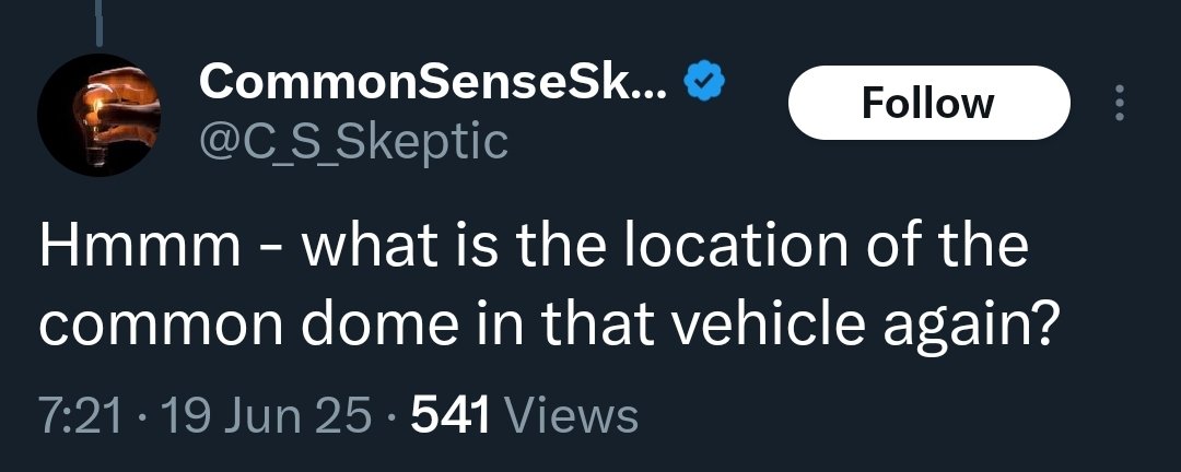 This dumbass still thinks common domes are bad for some reason. The failure wasn't even remotely near the common dome either lol.