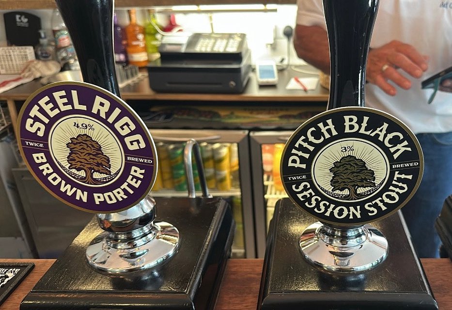 Two of the best beers ever to appear side by side in the Narrow Nick in Rothbury!