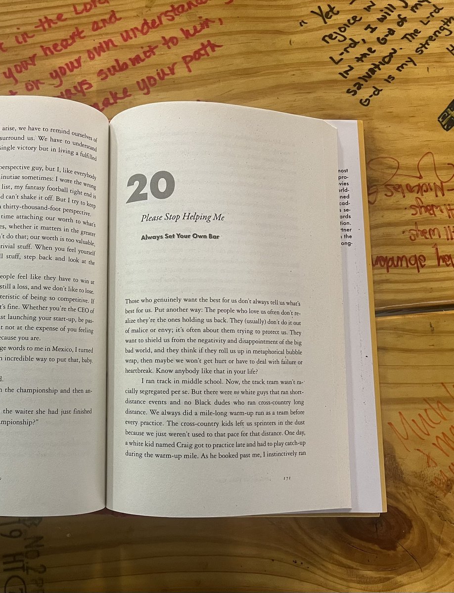 “Those who genuinely want the best for us don’t always tell us what’s best for us. Put another way: The people who love us often don’t realize they’re the ones holding us back.”