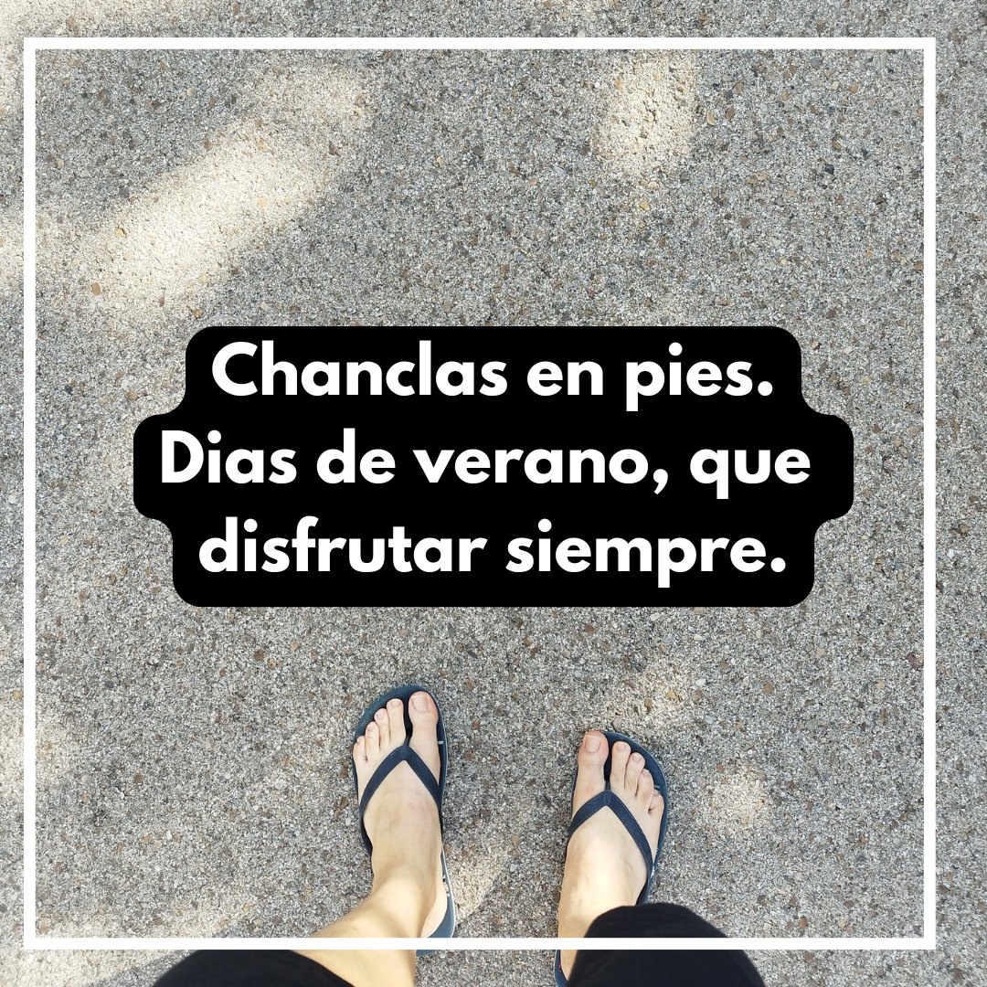 Haiku de chanclas… 🩴🤭