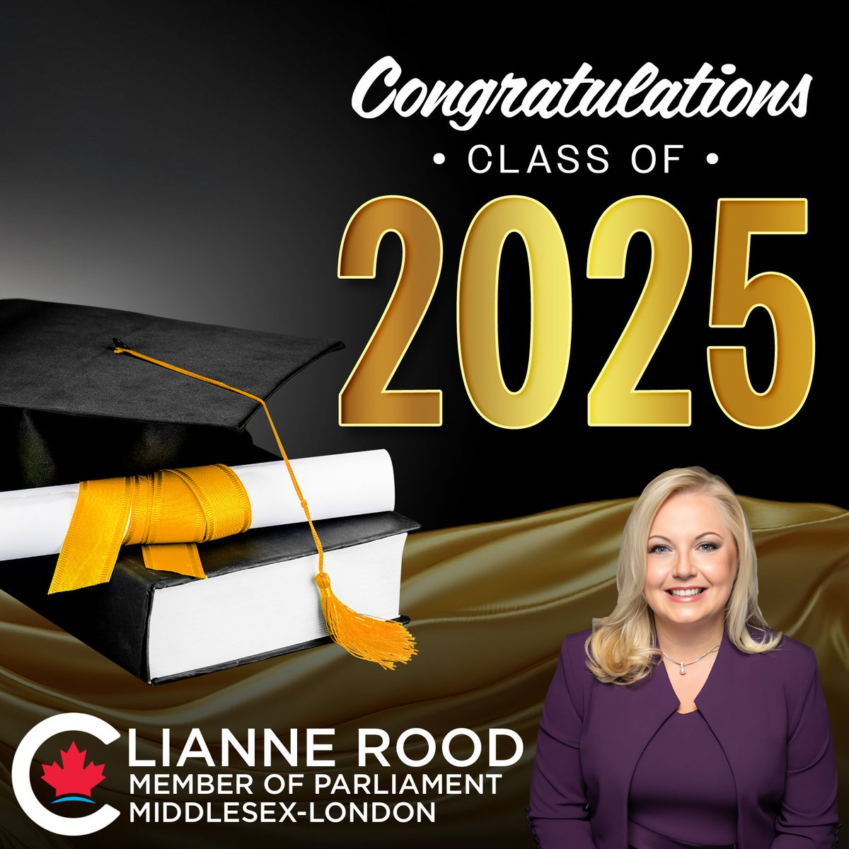 Lianne_Rood's tweet photo. Congratulations to the Class of 2025! 🎓
Your hard work and determination have paid off.
Whether you’re off to high school, post-secondary, the trades or the workforce, keep aiming high.
Middlesex–London is proud of you!
#Graduation2025 #FutureOfCanada https://t.co/TiB34uGrNc