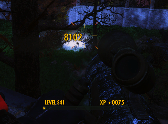 The new weapon in #Fallout76 is pretty good I guess!😅