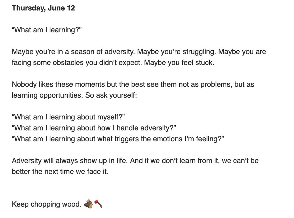 #ThursdayThoughts courtesy of my morning #KeepChoppingWood email from <a href="/KevinDeShazo/">Kevin DeShazo</a>