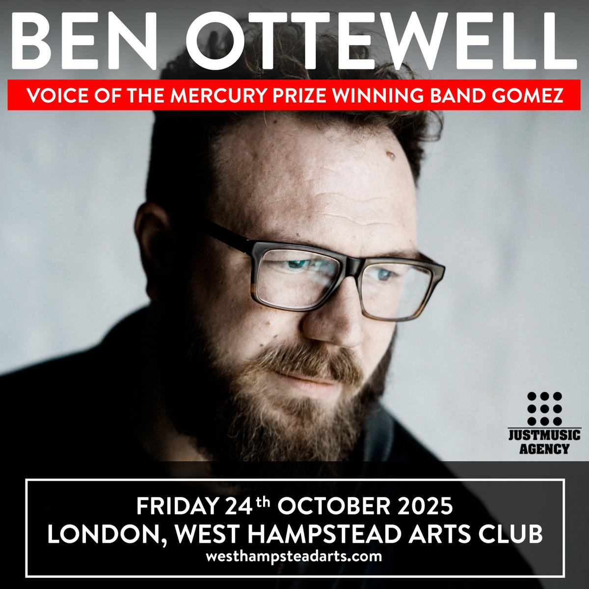 <a href="/ottewellben/">Ben Ottewell</a> best known as the gravelly-voiced frontman of the indie rock band <a href="/gomeztheband/">GOMEZ</a> has announced a London show with us ! Tickets HERE : tickettailor.com/events/westham…