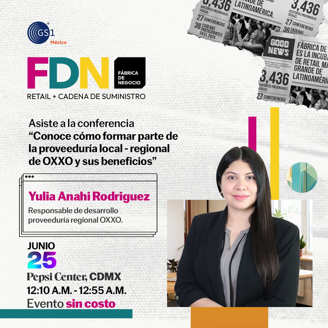 Descubre las oportunidades y beneficios de ser proveedor de OXXO con la conferencia “Conoce cómo formar parte de la proveeduría local - regional de OXXO y sus beneficios” por  Yulia Anahi Rodriguez, Responsable de desarrollo proveeduría regional OXXO.
 hubs.la/Q03sQ4Sz0