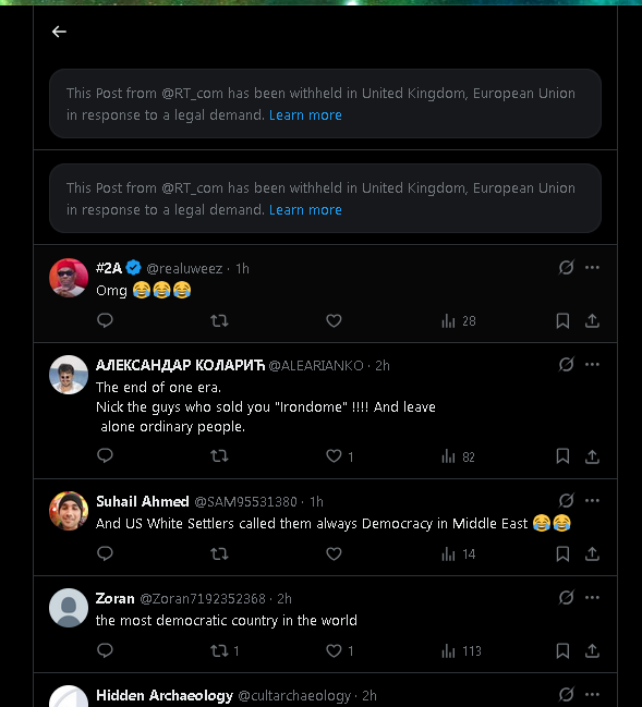 AllSeeingArgos's tweet image. nice @x keep witholding anything and everything, but at the same time telling we don't censor.
Absoluut jokers