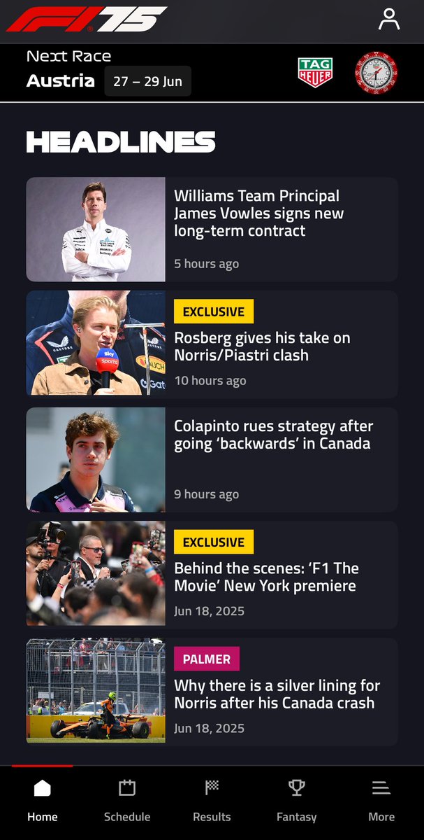 It’s here and it’s got…dark mode! Plus a bunch of other things 👀 The new F1 web and app has arrived 🎉