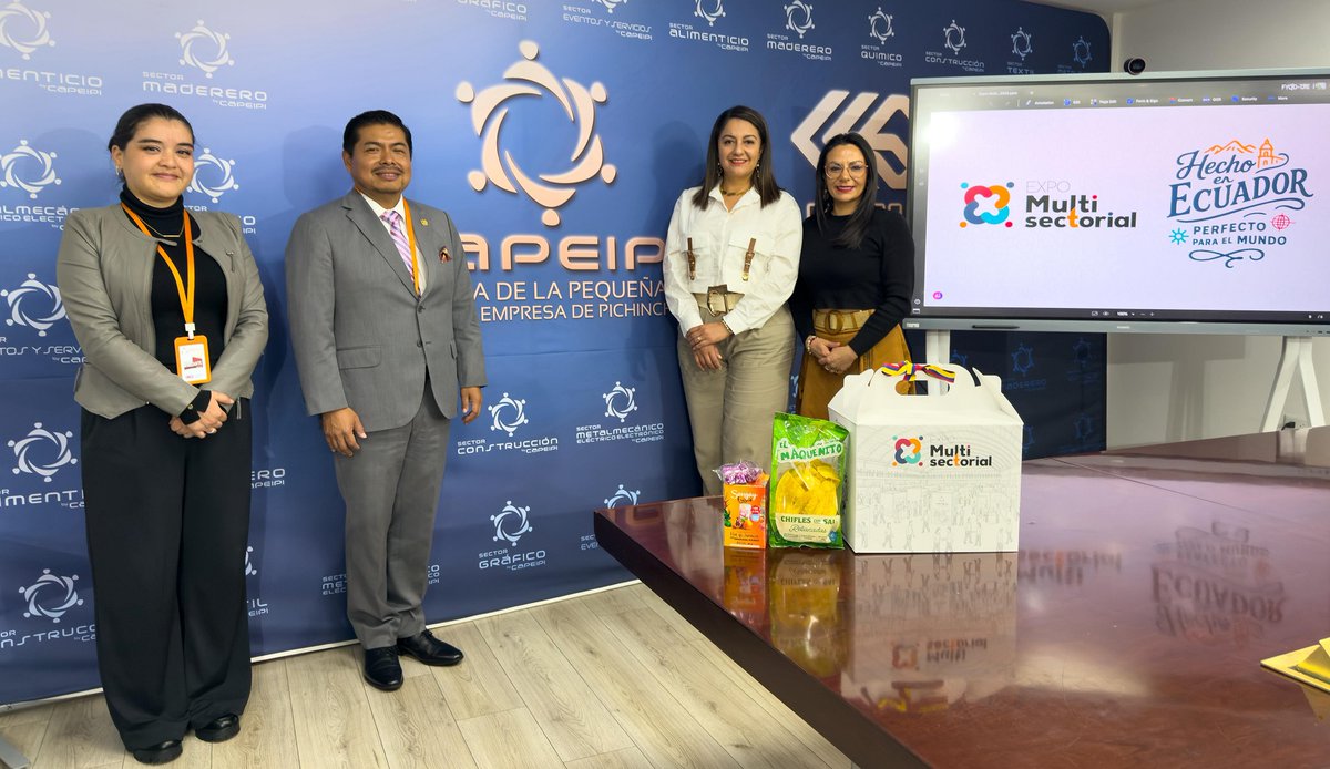 🇬🇹🇪🇨 #DiplomaciaComercialGT | La <a href="/EmbaGuaEcuador/">Embajada de Guatemala en Ecuador</a> se reunió con <a href="/CapeipiEc/">CAPEIPI 🇪🇨</a> para coordinar la participación de Guatemala en la #ExpoMultisectorial2025, de noviembre en Quito.
Se compartió información sobre el clima de negocios y oportunidades de inversión en 🇬🇹.
#GuatemalaEnEcuador