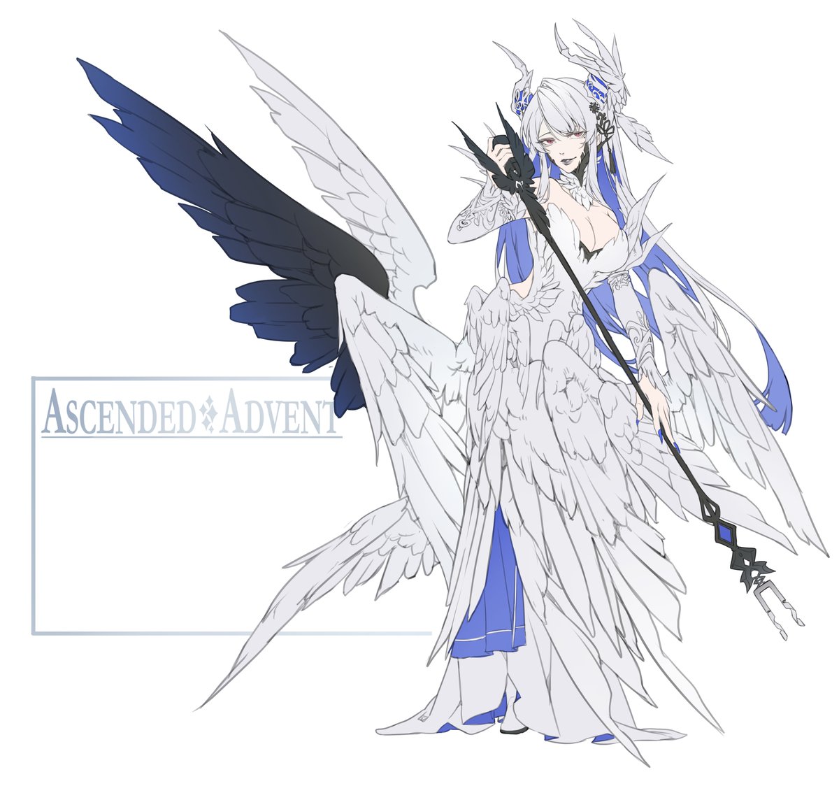 Wip, Sketch of Ascended Nerissa🎼
Original idea/ design from Biboo in comment 
#Ravencrafts