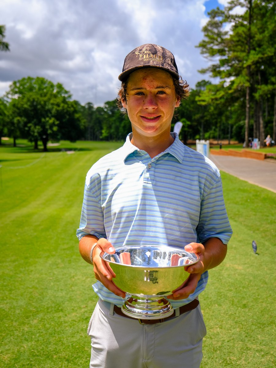 Congratulations to Trojan golfer Crosby Revell, who captured the Georgia Junior PGA Championship in the 11-13 division at Cartersville Country Club on Tuesday, June 17. Crosby finished 4-under-par, earning a six-stroke victory highlighted by a 68 in the final round. #GoldStandard