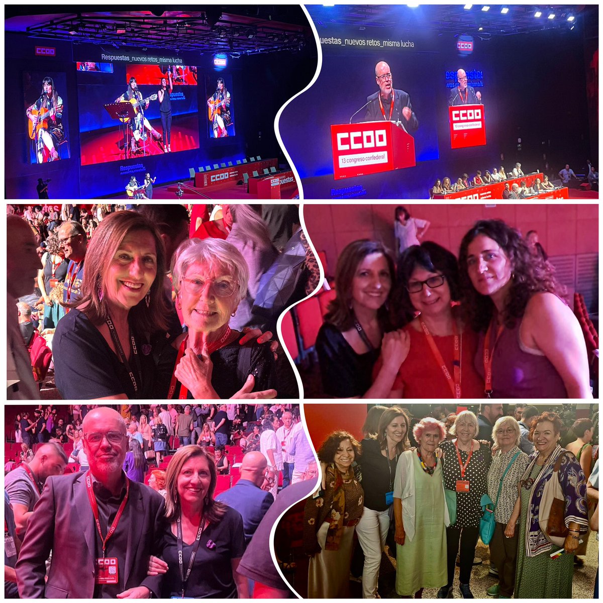 Nosotras Mismas (@nosmismasch) on Twitter photo En el #13Congreso de <a href="/CCOO/">COMISIONES OBRERAS</a>. Un congreso a cuya inauguración ha asistido una amplísima representación social, política y cultural de la sociedad española. Un orgullo asistir a este congreso, en el que los derechos de las mujeres son parte central de su ponencia. 💜 En el #13Congreso de <a href="/CCOO/">COMISIONES OBRERAS</a>. Un congreso a cuya inauguración ha asistido una amplísima representación social, política y cultural de la sociedad española. Un orgullo asistir a este congreso, en el que los derechos de las mujeres son parte central de su ponencia. 💜