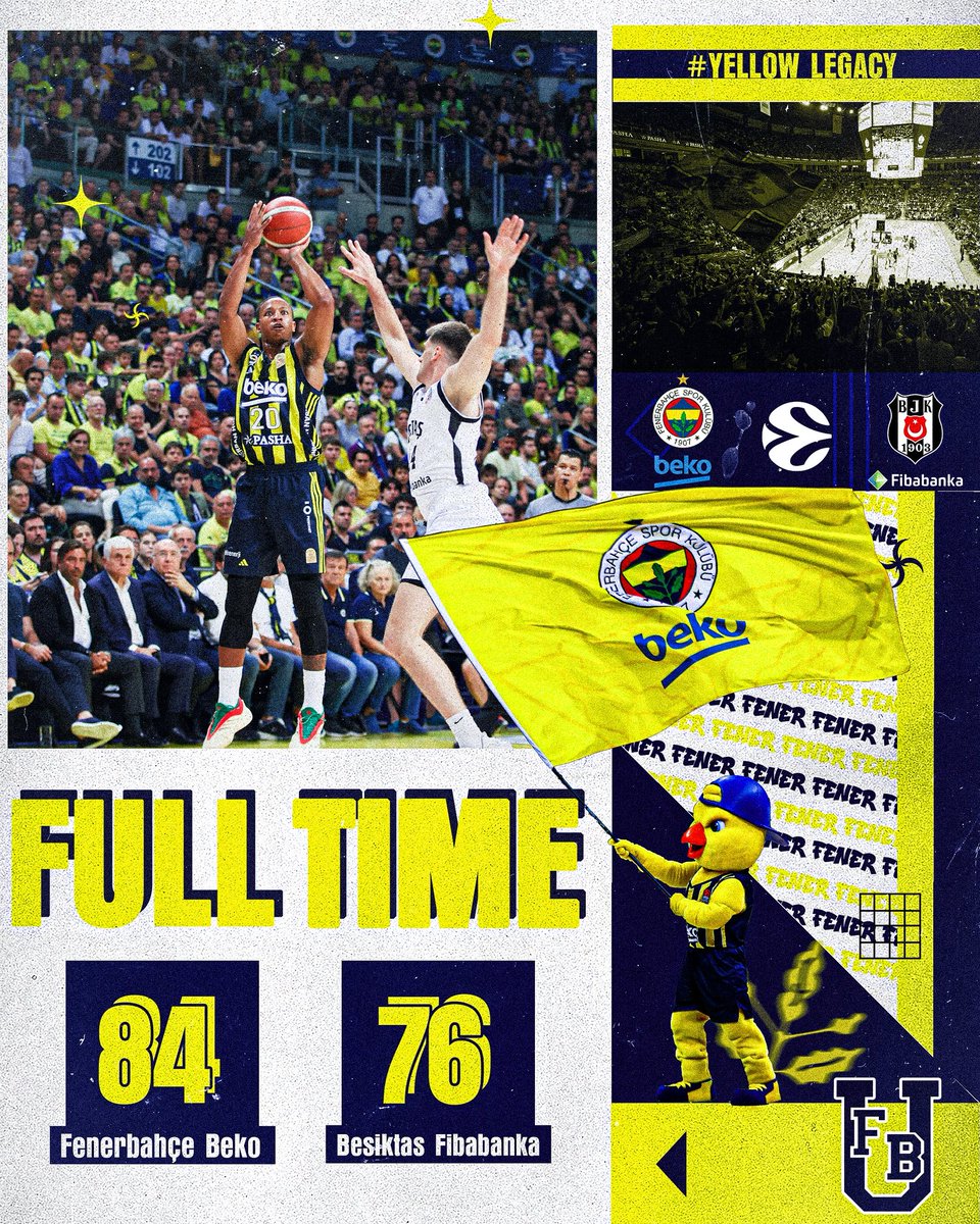 Tebrikler Fenerbahçe! 
 #YellowLegacy