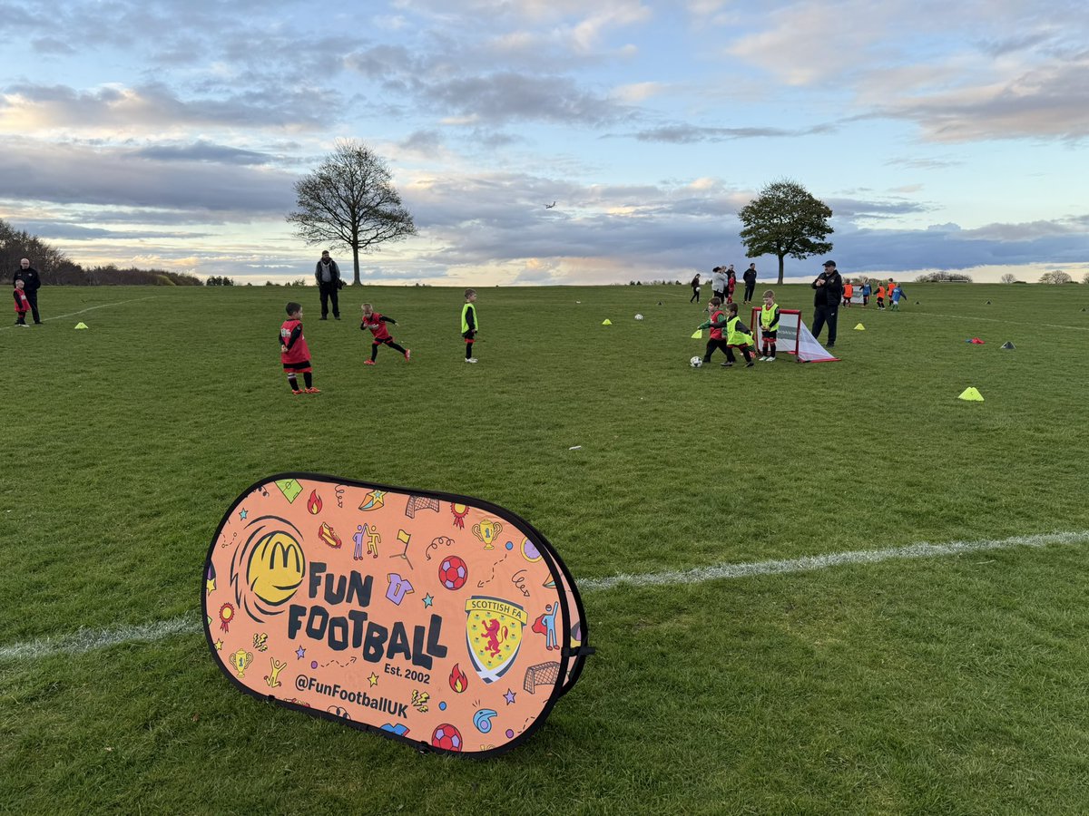 We would just like to say a big thank you to <a href="/ScotFANorth/">North</a> &amp; <a href="/FunFootballUK/">McDonald’s Fun Football</a> for allowing us the opportunity to give kids from our local community free football for 10wks. The kids have absolutely loved it⚽️. 
<a href="/ScottishFA/">Scottish FA</a> #Footballforall
