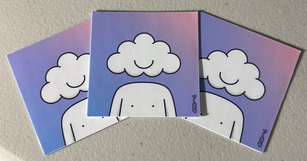 ⛅️ In light of the TOONUP! ⛅️ 

I am giving away a custom die cut sticker pack, powered by <a href="/irl_plus/">IRL+</a>.

The sticker will be made from your NFT, shipped free ANYWHERE in the world.

To enter:
- Follow <a href="/Terriblty/">Banana🍌</a> + <a href="/cartoonsnft/">cartoons</a> 
- ❤️ + ♻️ 
- Tag a fren
