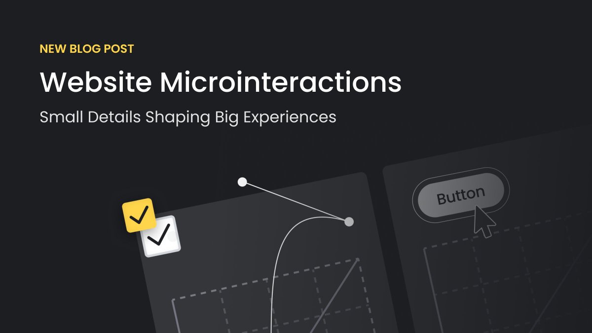 Your website's small design touches = BIG impact.

💡 Discover 10 microinteractions that
 ✅ Boost engagement
 ✅​​ Reduce user friction
 ✅ Make UX feel human

Don’t miss our new guide 👉 bit.ly/4nbs2ra
#UX #WebDesign #Microinteractions #NonprofitTech #DigitalExperience