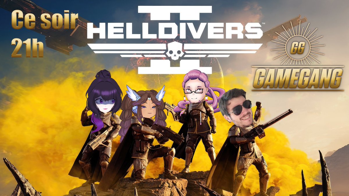 OMG le <a href="/KuroasaNeon/">Neon Kuroasa | Vtuber & VComposer</a> a un nouveau PC donc ce soir on joue à Helldivers 2 avec <a href="/harushuna/">Harushuna 🖋️✨ 29/06 OPENATHON ROAD to 2K</a> et <a href="/Marcoleric_/">Marcoleric</a>  !!
On se retrouve tout de suite sur twitch.tv/hildamist !!