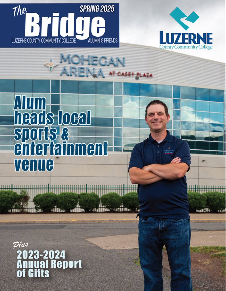 LuzerneCC's tweet image. LCCC’s Bridge Magazine is now online! Visit: luzerne.edu/alumni/bridge.… to view!