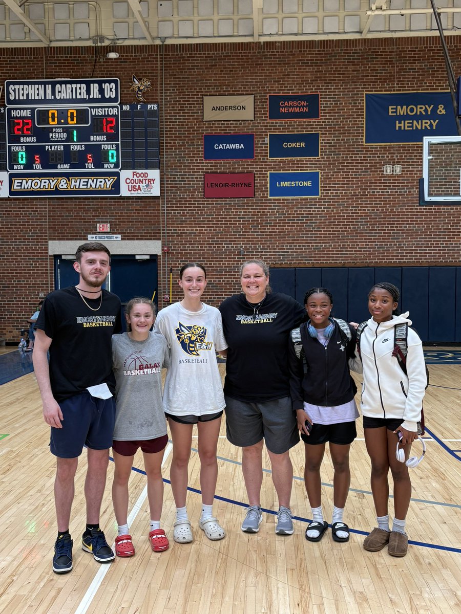 Thank you <a href="/EmoryHenry_WBB/">Emory & Henry Women’s Basketball</a> for an awesome elite camp! Looking forward to getting back on campus.