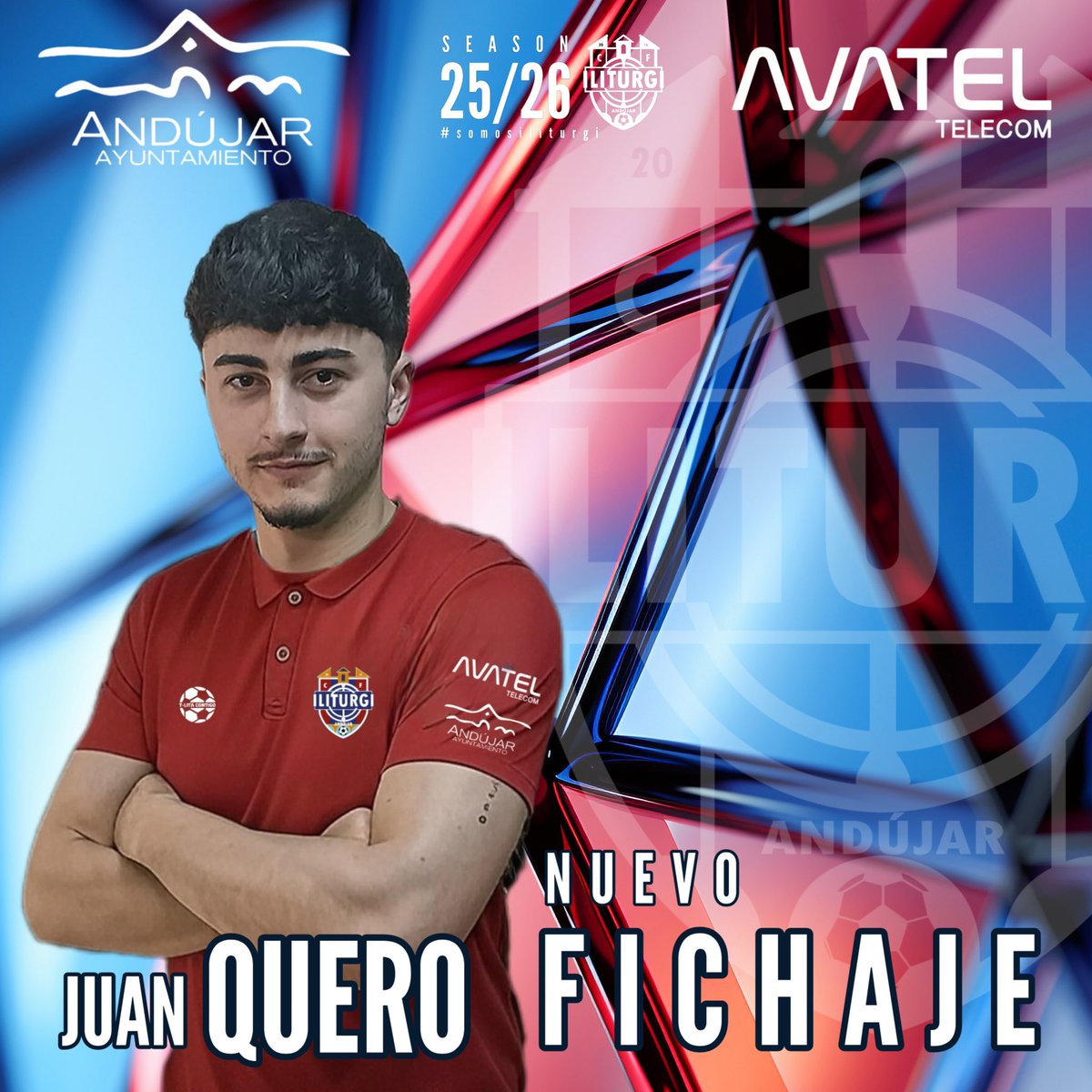 PÓLVORA PARA LA PUNTA DE ATAQUE !!!
Os presentamos a QUERO, delantero de 20 años formado en la cantera del Villa del Río C.F y en dicho club desde que es sénior se ha destapado como gran goleador, definición y buen juego aéreo entre sus virtudes  regálanos muchos goles Juan!!😜