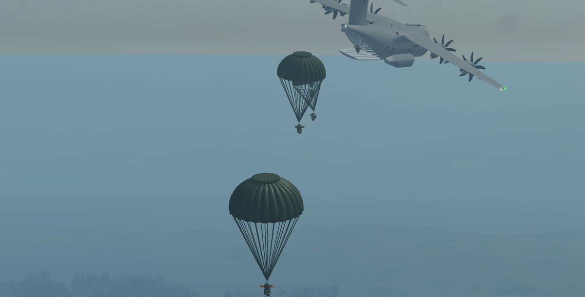 ForcesNewsRX's tweet image. The Parachute Regiment delivered a successful set of para jumps in Polovia, supported by Pikapiss piloting an A400 from 70 Squadron No. 2 Group.