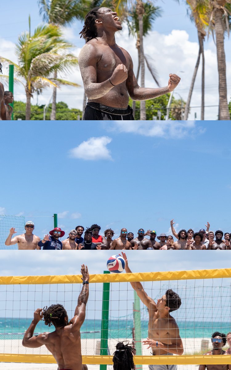 STU_Football's tweet image. Beach days are the best day