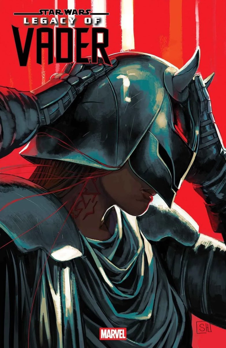 Tava Ren, the new leader of the Knights of Ren, on the variant cover of Legacy of Vader #8