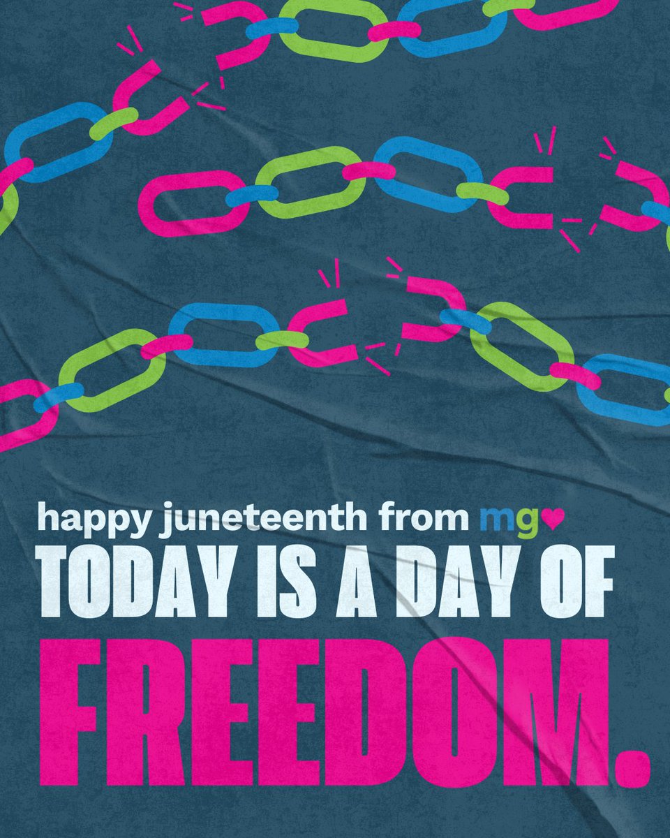 MagnifiedGiving's tweet image. happy juneteenth from mg 💙
today we honor freedom, liberation &amp;amp; Black joy—while staying committed to justice, equity &amp;amp; youth-led change.

freedom is something we keep fighting for. always. 🖤
#Juneteenth #FreedomDay #MagnifiedGiving #YouthPhilanthropy