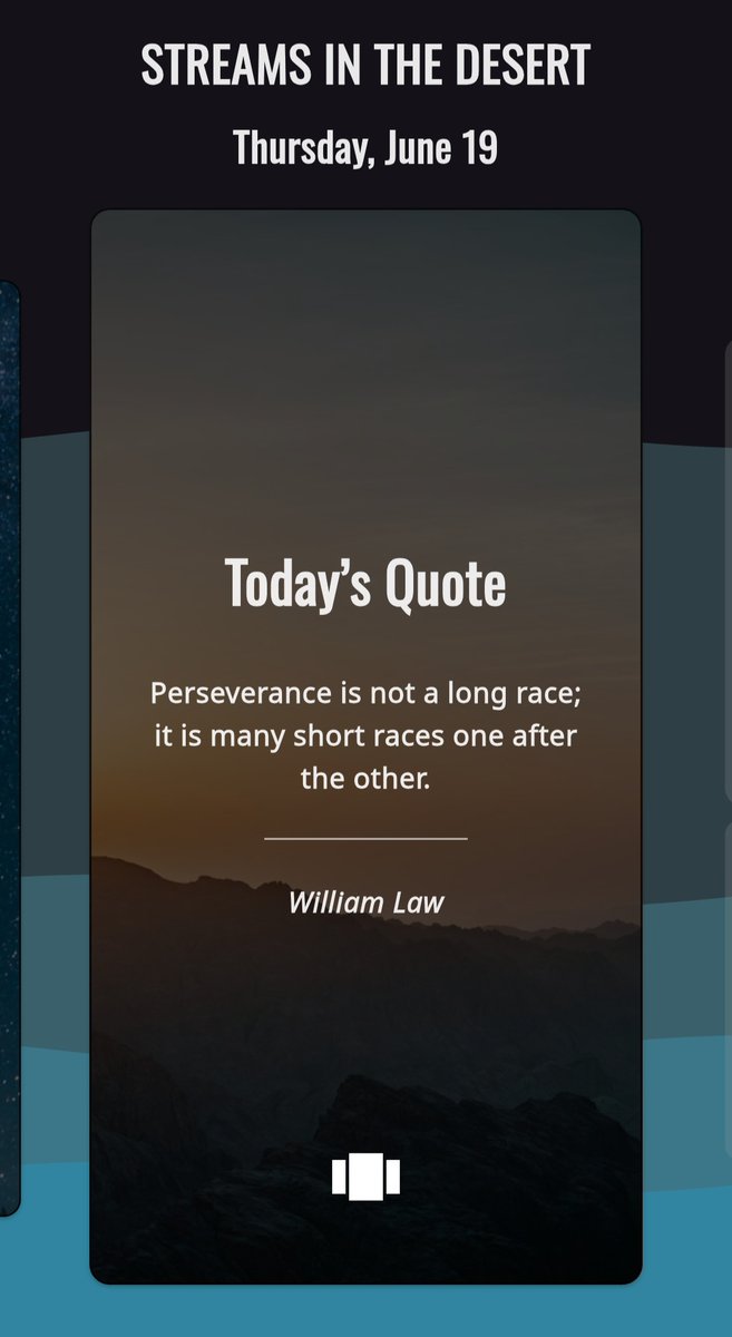Endeavor to persevere.