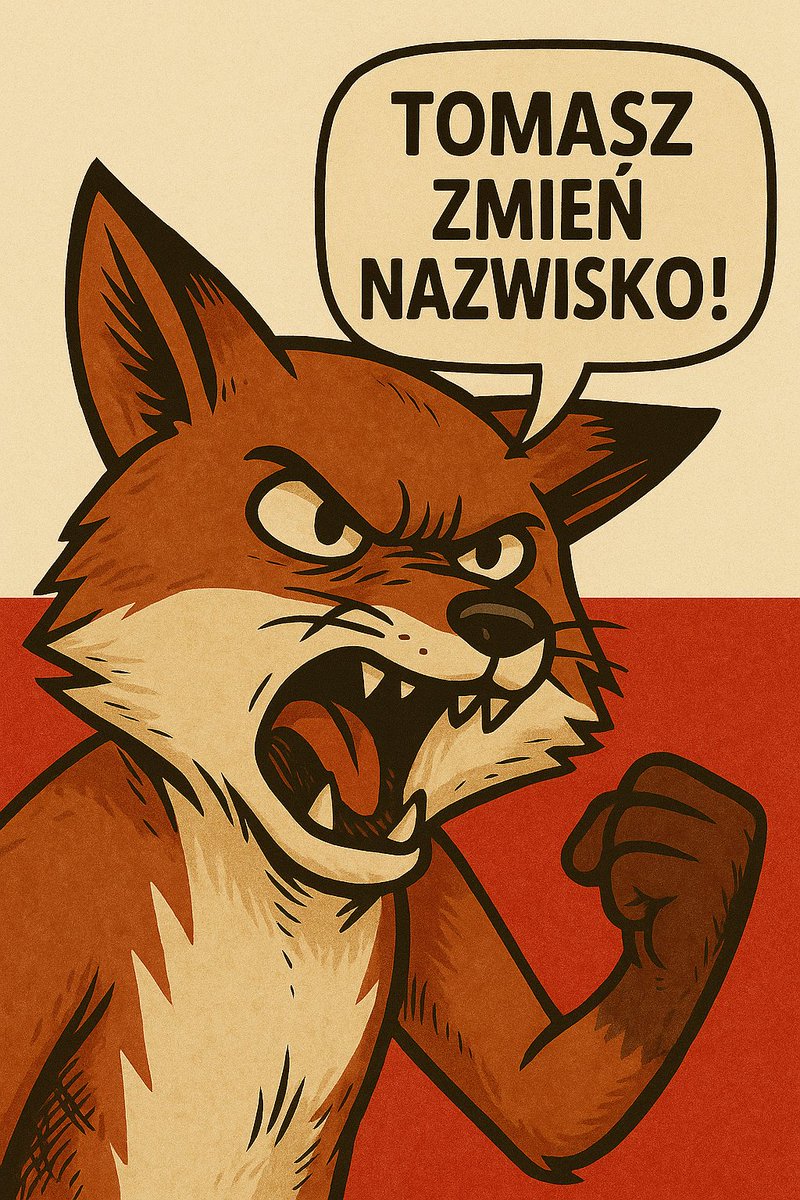 #TomaszLis #GiertychDebil #Choroszcz #Pociągprawych
Nawet lisy już mają dosyć tego idioty Tomasza Lisa i domagają się przez niego zmiany nazwiska, a ja jeszcze skierowałbym pacjenta Tomasza Lisa i Romana Giertycha na leczenie do Choroszczy.