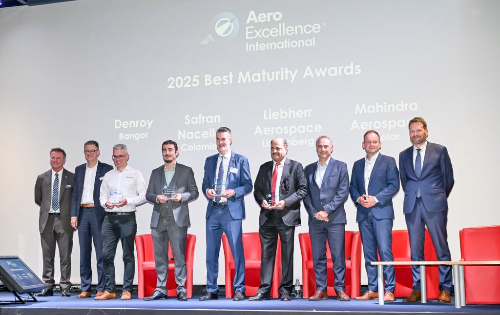 On behalf of team <a href="/mahindraaero/">@mahindraaerospace</a> 
It is a matter of great honour to receive Aero Excellence Award at Paris Air Show 2025
To be recognised as “The Most Advanced Site” - only one outside of Europe and “one amongst the four” <a href="/anandmahindra/">anand mahindra</a> <a href="/anishshah21/">Anish Shah</a> <a href="/vinod_sahay/">Vinod Sahay</a>