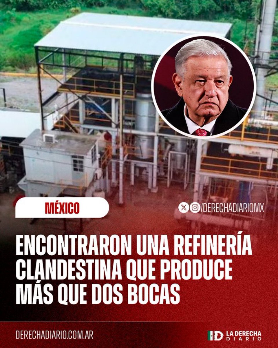 Si amigos la refinería del narco produce más que 2 bocas.