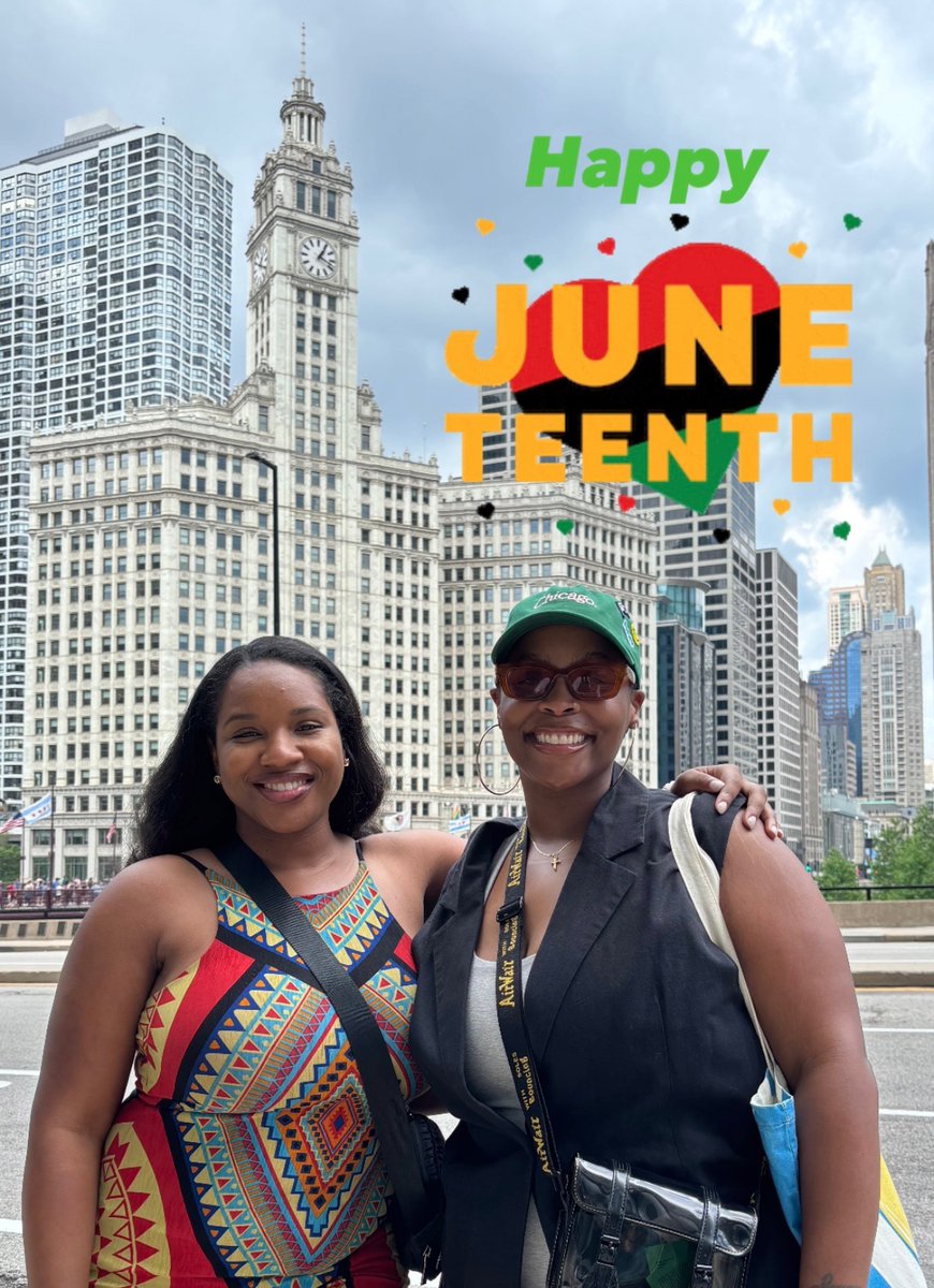 Juneteenth marks the day in 1865 when the last enslaved people in Texas learned they were free. A day to remind us that freedom and justice must be actively pursued.

Now a federal holiday, it honors Black freedom, resilience &amp; culture.

We celebrate🎉 with Chicago. #Juneteenth
