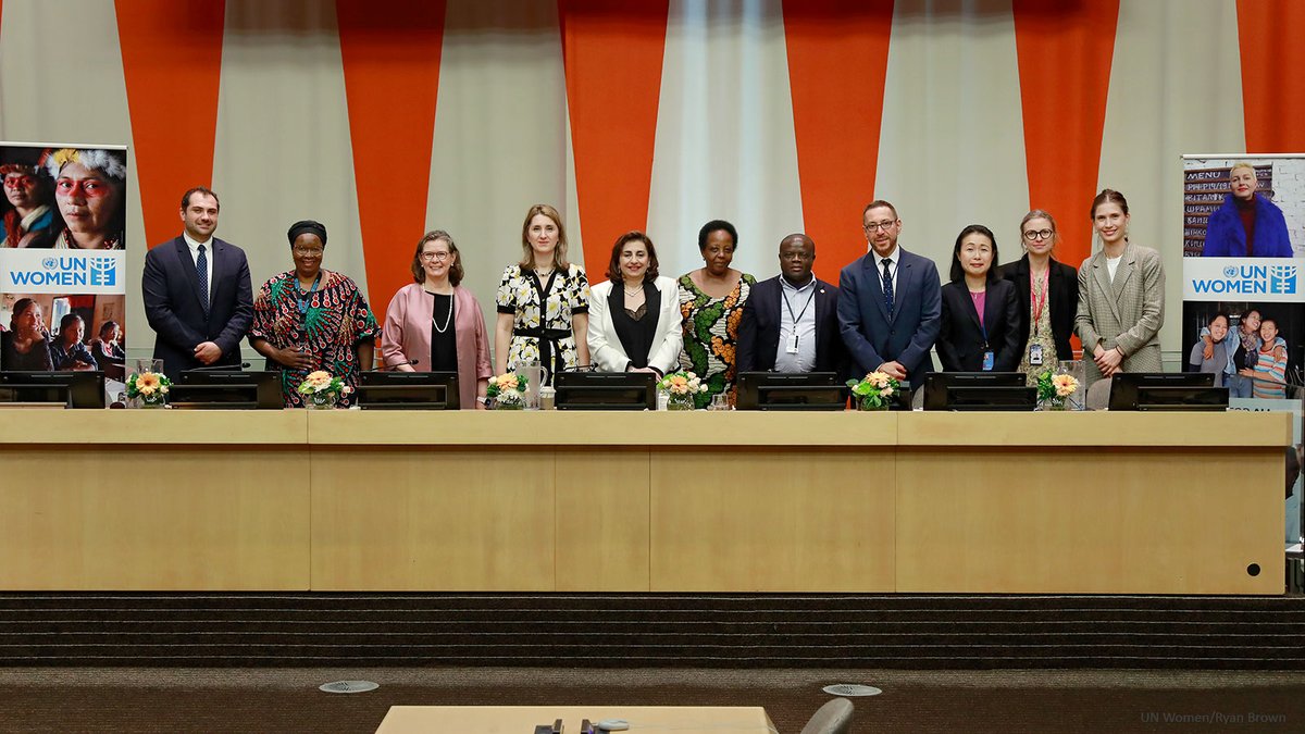 UN-Women Executive Board (@unwomenboard) on Twitter photo 🎉We reached the conclusion of <a href="/UN_Women/">UN Women</a> Executive Board Annual Session with the adoption of 6 decisions!🎉
We heard closing remarks from <a href="/unwomenchief/">Sima Bahous</a> & EB President <a href="/NicolaClase/">Nicola Clase</a>.
We sincerely thank all Delegations for their active engagement in the session and negotiations. 🎉We reached the conclusion of <a href="/UN_Women/">UN Women</a> Executive Board Annual Session with the adoption of 6 decisions!🎉
We heard closing remarks from <a href="/unwomenchief/">Sima Bahous</a> & EB President <a href="/NicolaClase/">Nicola Clase</a>.
We sincerely thank all Delegations for their active engagement in the session and negotiations.