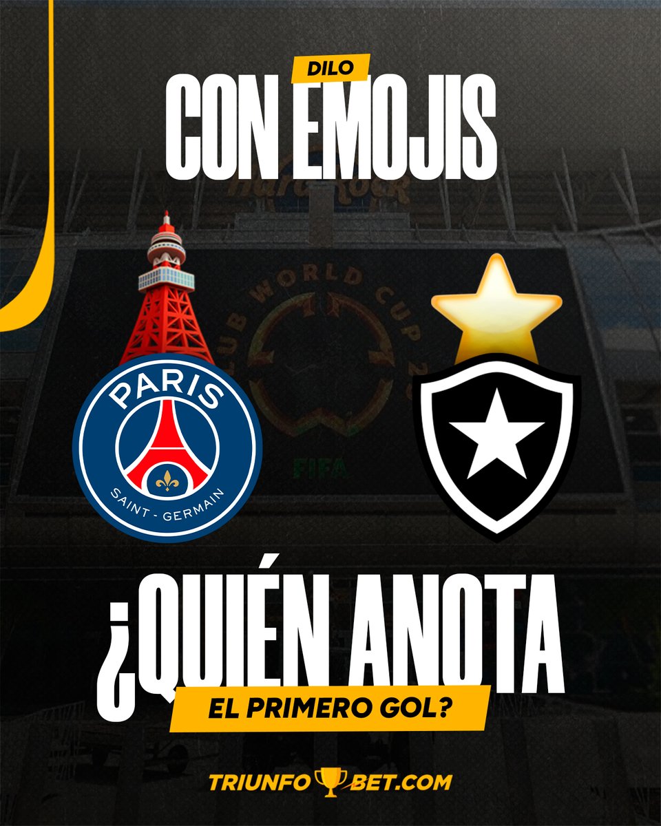 sobrino es momento de elegir, dinos quien anota el primer gol del encuentro de hoy

Botafago⭐️
PSG🗼